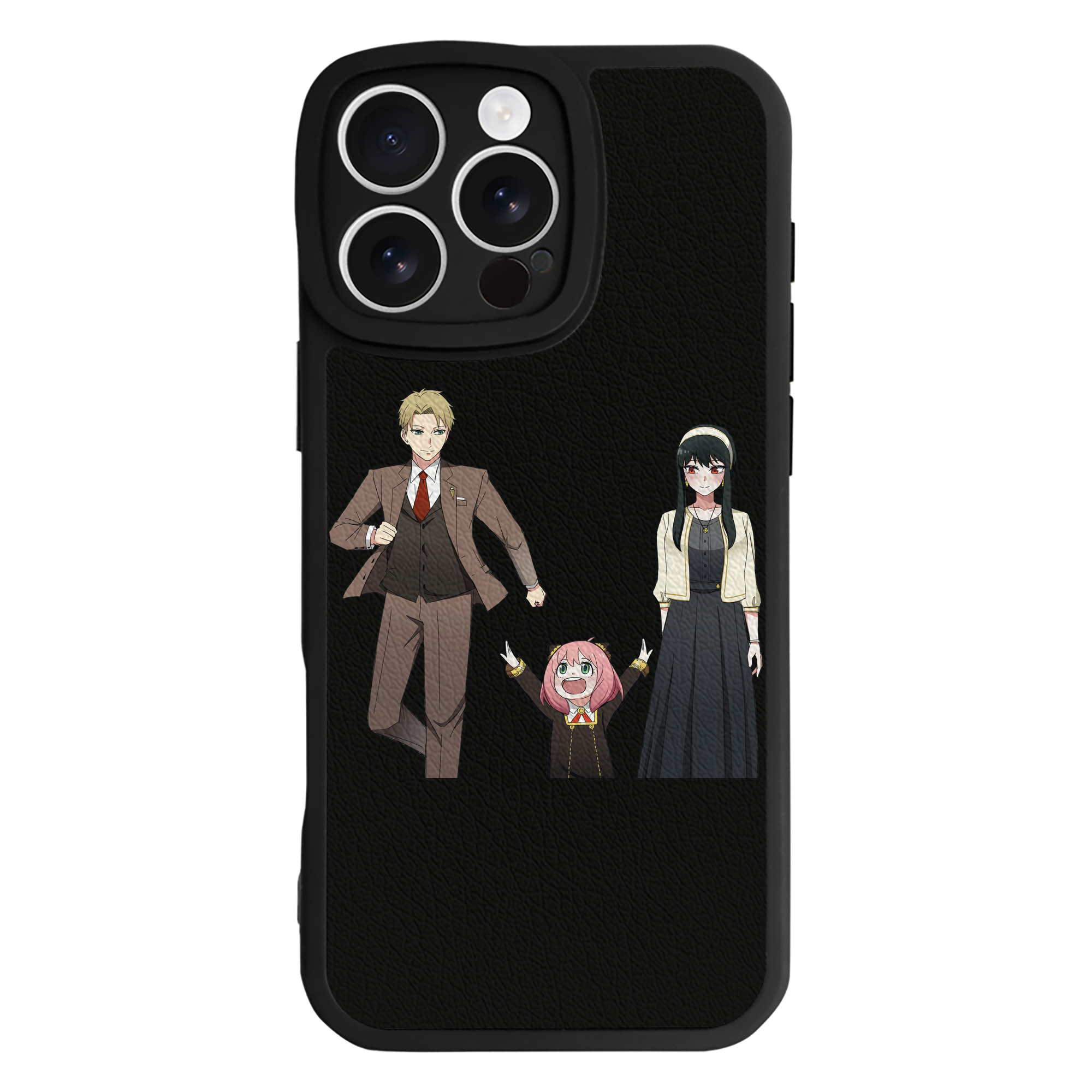 （画像用） SPY×FAMILY间谍家家酒 【iPhone 16シリーズ対応】シリコンスマホケース（レザー調） 材質：シリコン